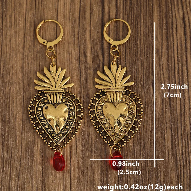 Sacred Heart Earrings